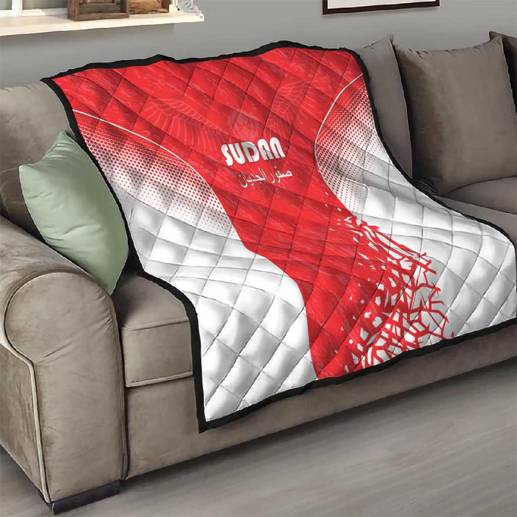 Sudan Football Quilt Yalla Falcons of Jediane LT15