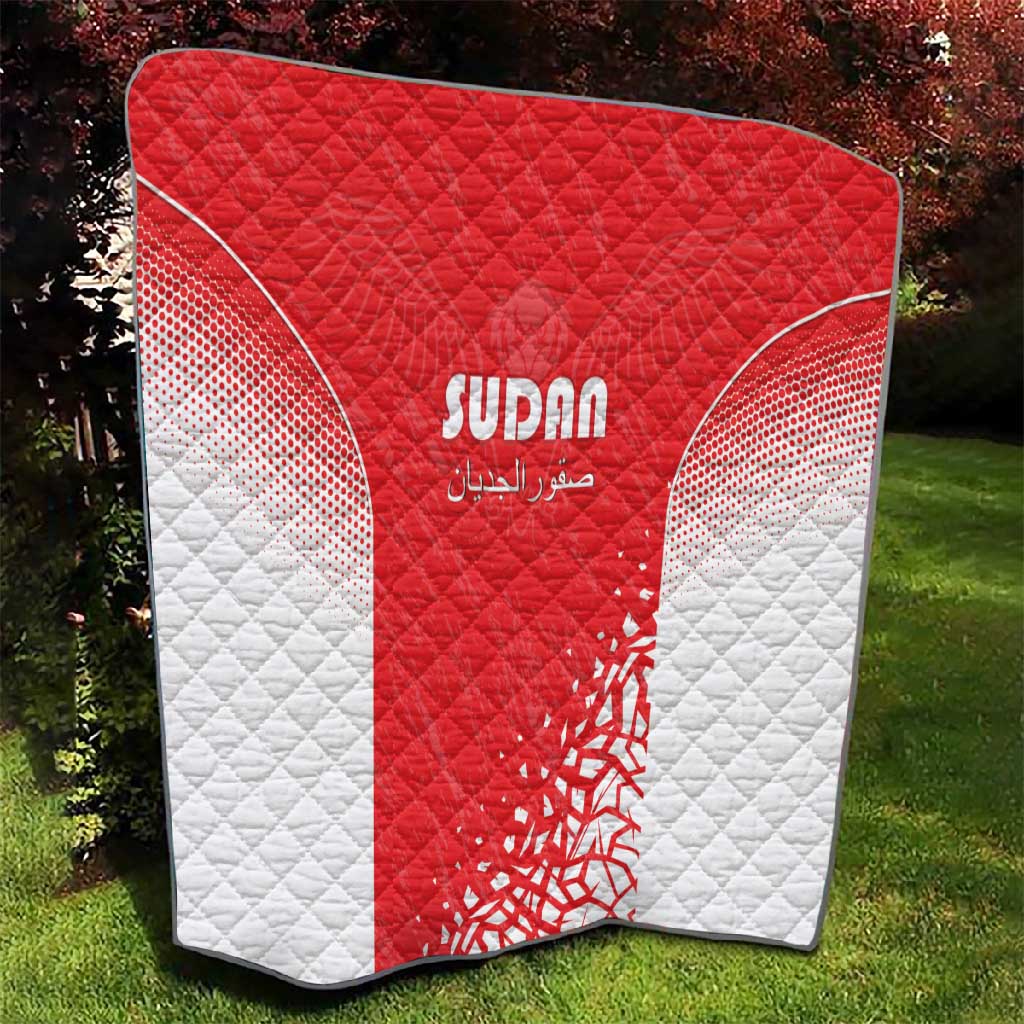 Sudan Football Quilt Yalla Falcons of Jediane LT15