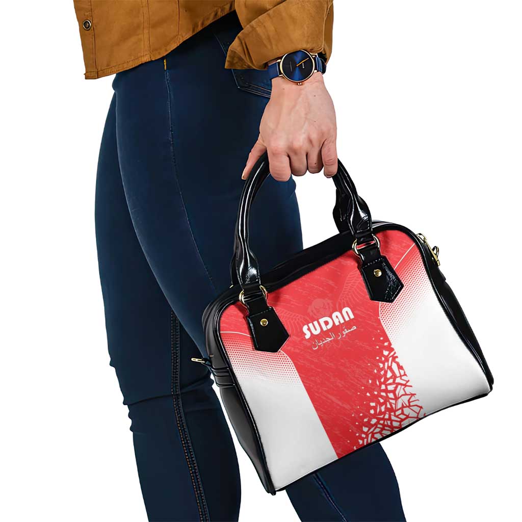 Sudan Football Shoulder Handbag Come On Falcons of Jediane LT15