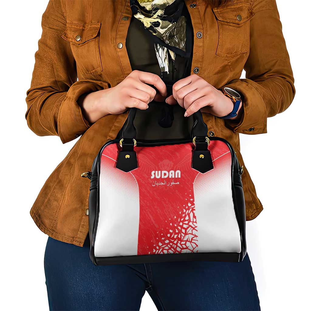 Sudan Football Shoulder Handbag Come On Falcons of Jediane LT15