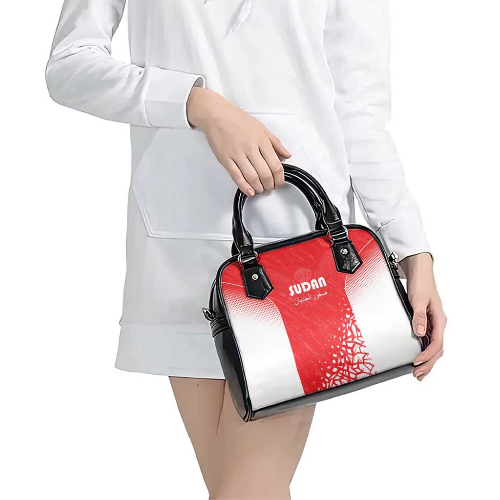 Sudan Football Shoulder Handbag Come On Falcons of Jediane LT15
