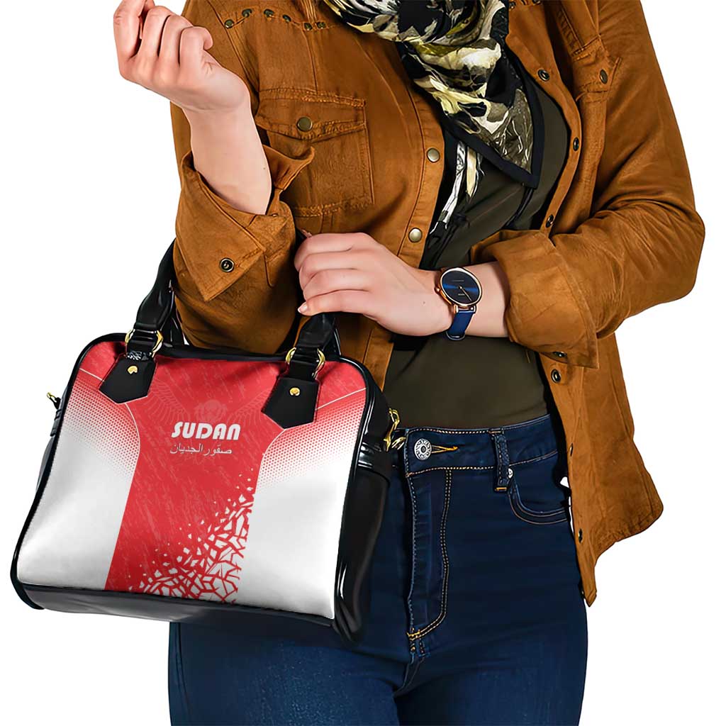 Sudan Football Shoulder Handbag Come On Falcons of Jediane LT15