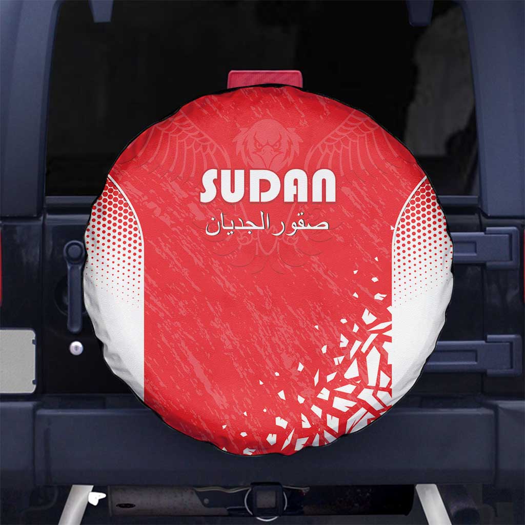 Sudan Football Spare Tire Cover Come On Falcons of Jediane LT15