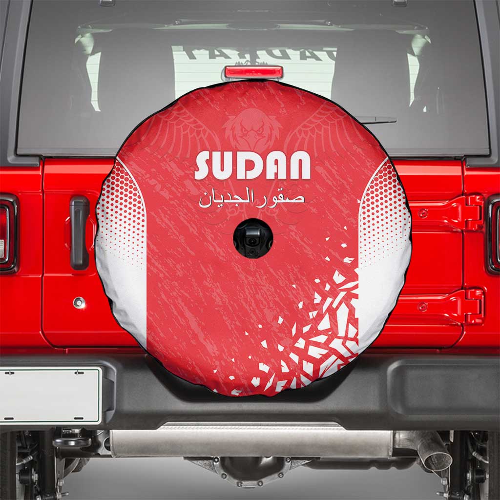 Sudan Football Spare Tire Cover Come On Falcons of Jediane LT15