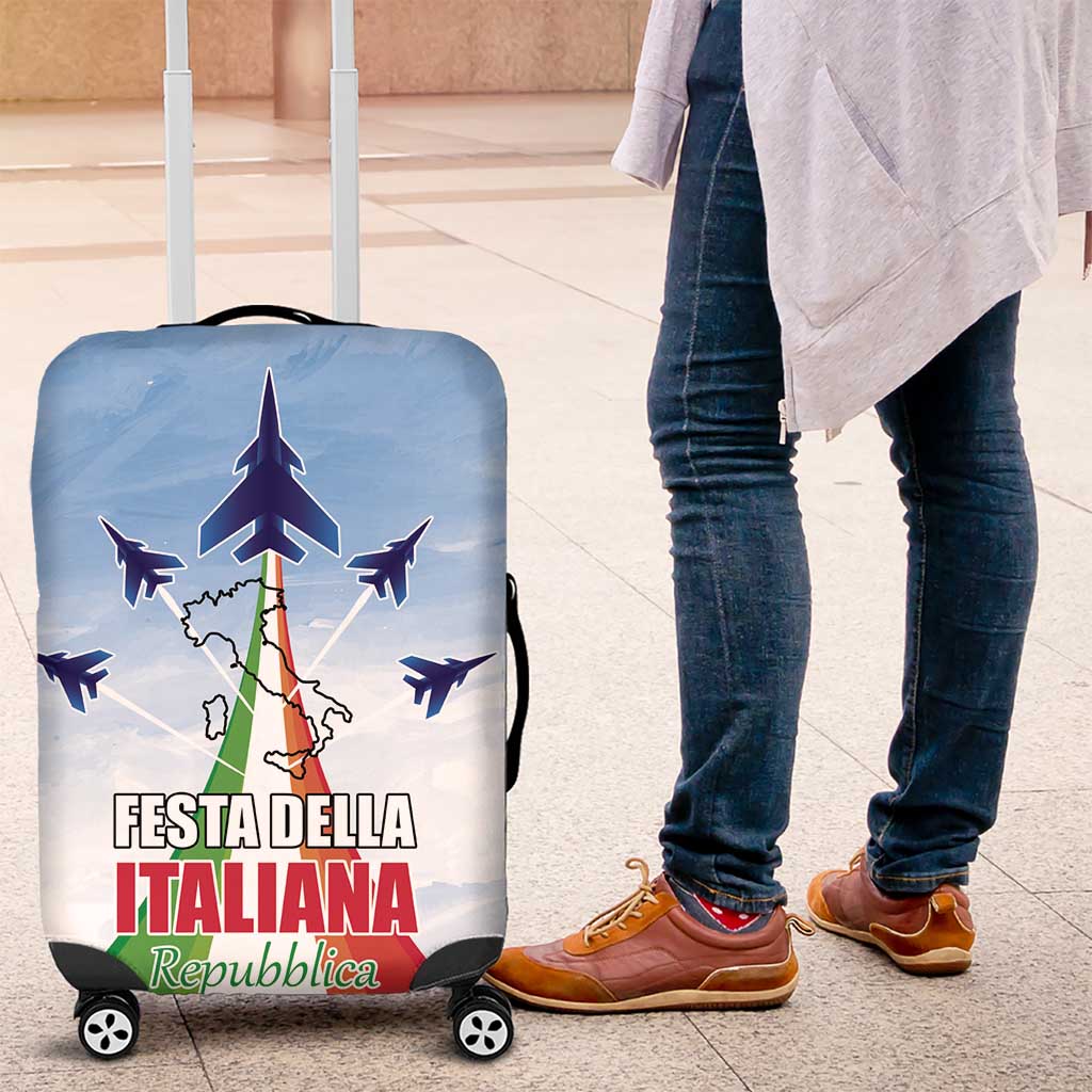 Italy Festa della Repubblica Luggage Cover Frecce Tricolori with Dove LT17