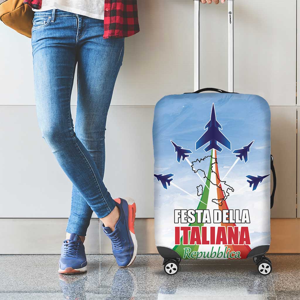 Italy Festa della Repubblica Luggage Cover Frecce Tricolori with Dove LT17