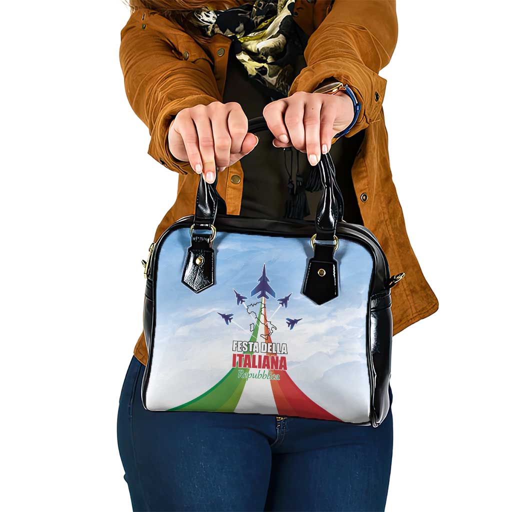 Italy Festa della Repubblica Shoulder Handbag Frecce Tricolori with Dove LT17