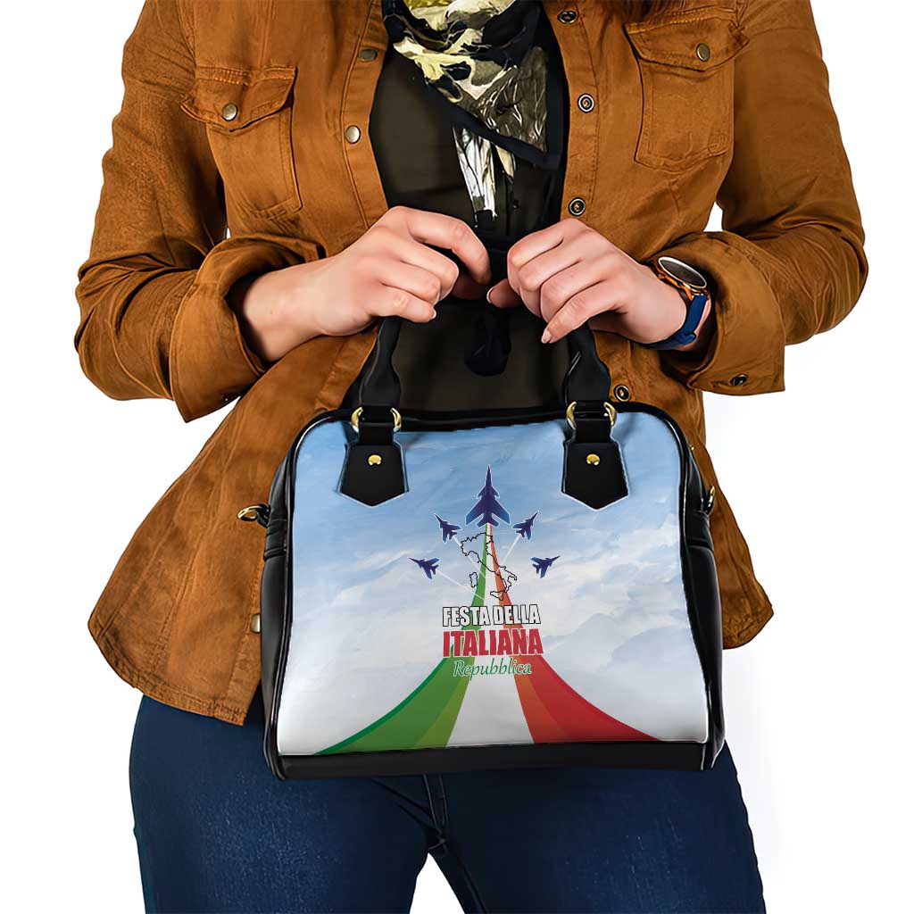 Italy Festa della Repubblica Shoulder Handbag Frecce Tricolori with Dove LT17