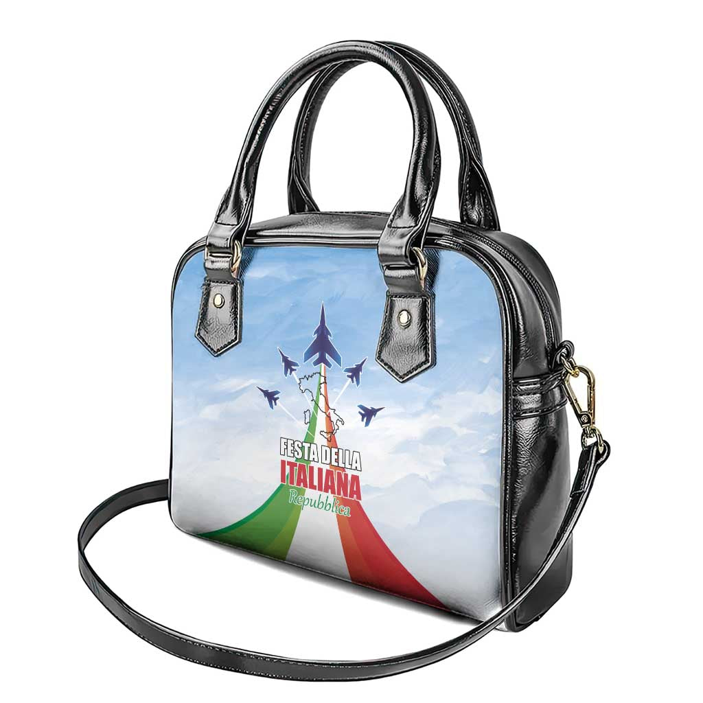 Italy Festa della Repubblica Shoulder Handbag Frecce Tricolori with Dove LT17
