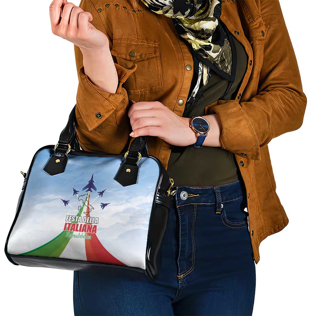 Italy Festa della Repubblica Shoulder Handbag Frecce Tricolori with Dove LT17