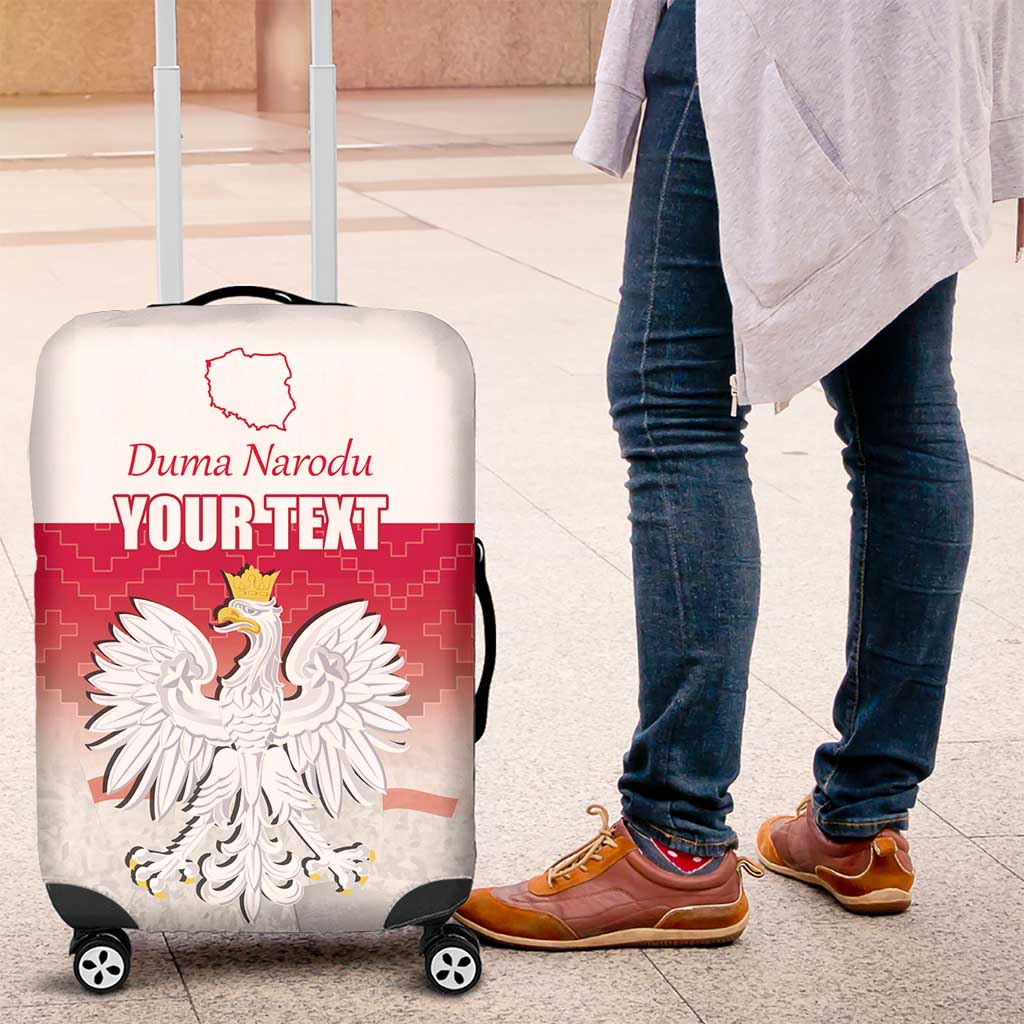Polish Flag Day Personalized Luggage Cover Duma Narodu 2nd May LT17