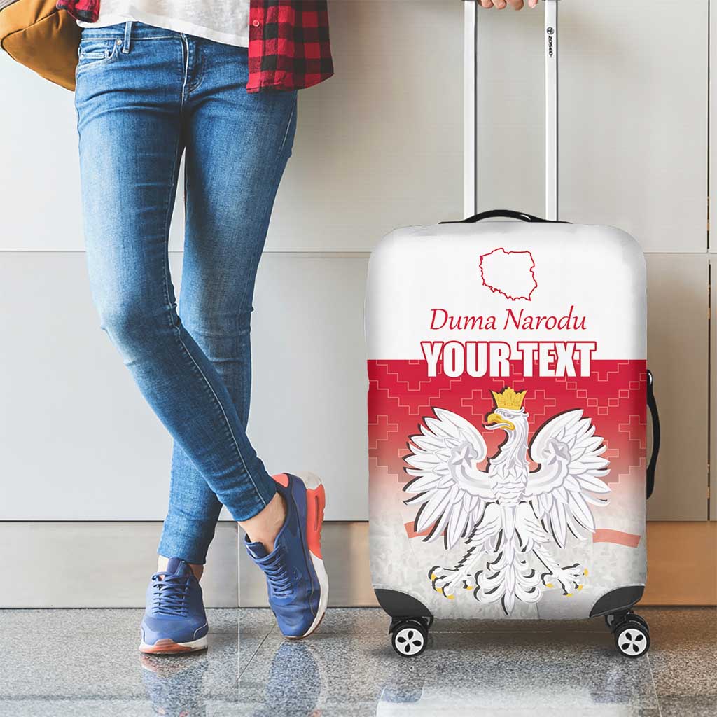 Polish Flag Day Personalized Luggage Cover Duma Narodu 2nd May LT17