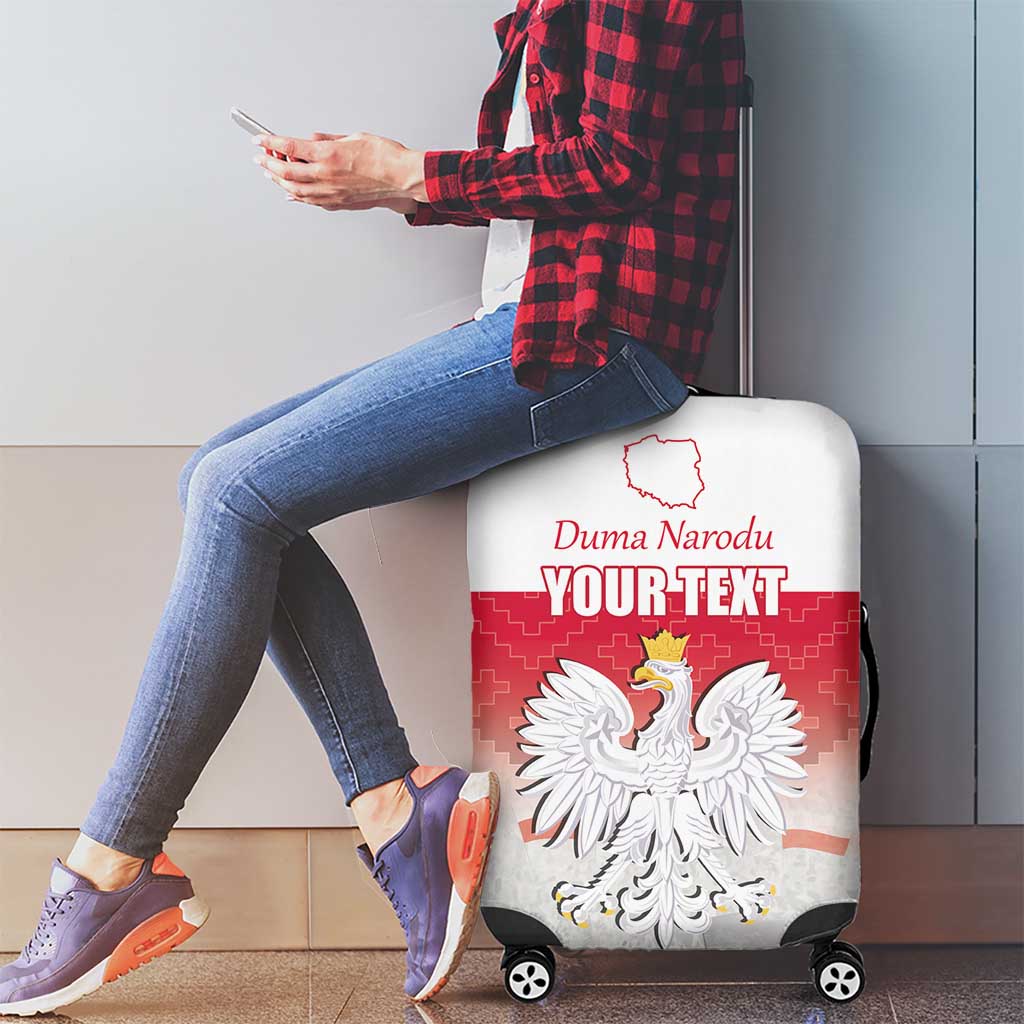 Polish Flag Day Personalized Luggage Cover Duma Narodu 2nd May LT17