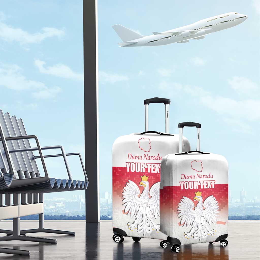 Polish Flag Day Personalized Luggage Cover Duma Narodu 2nd May LT17
