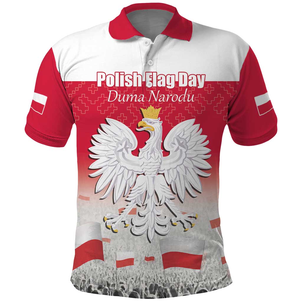 Polish Flag Day Personalized Polo Shirt Duma Narodu 2nd May LT17
