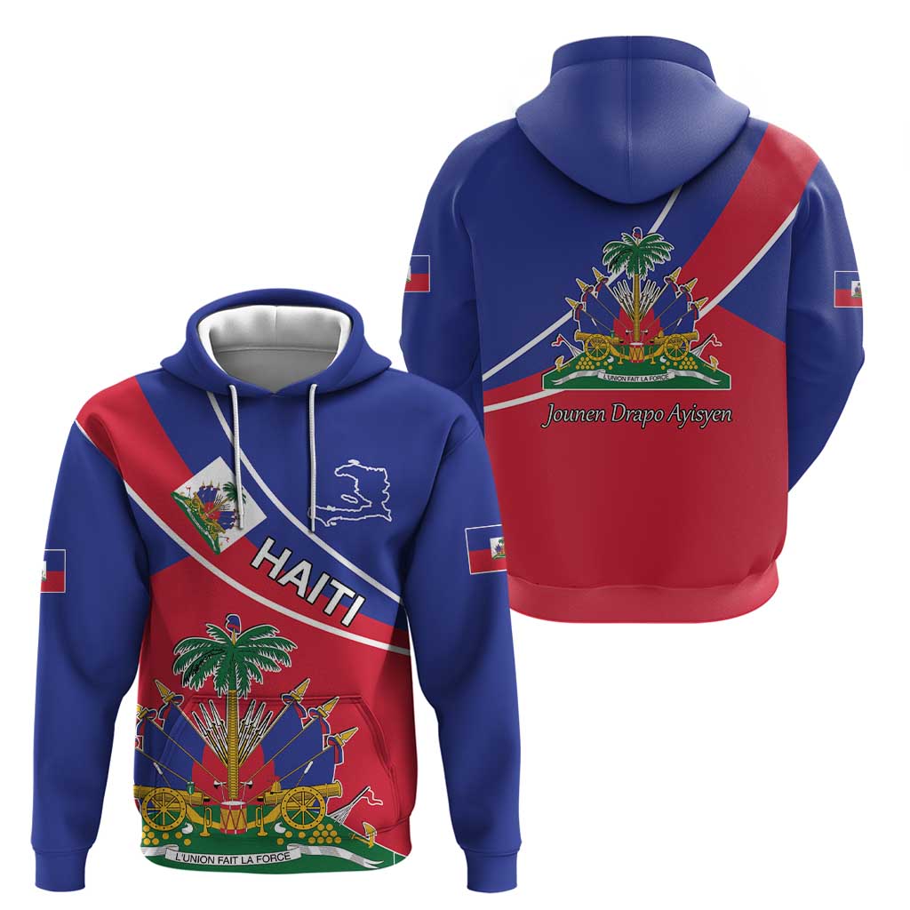 Haitian Flag Day 18 May Hoodie Jounen Drapo Ayisyen LT17