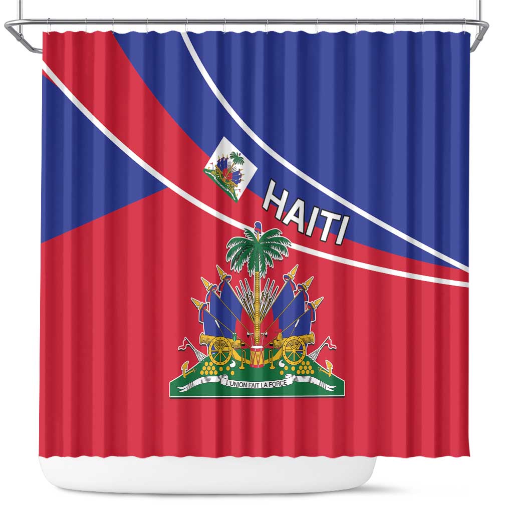 Haitian Flag Day 18 May Shower Curtain Jounen Drapo Ayisyen LT17