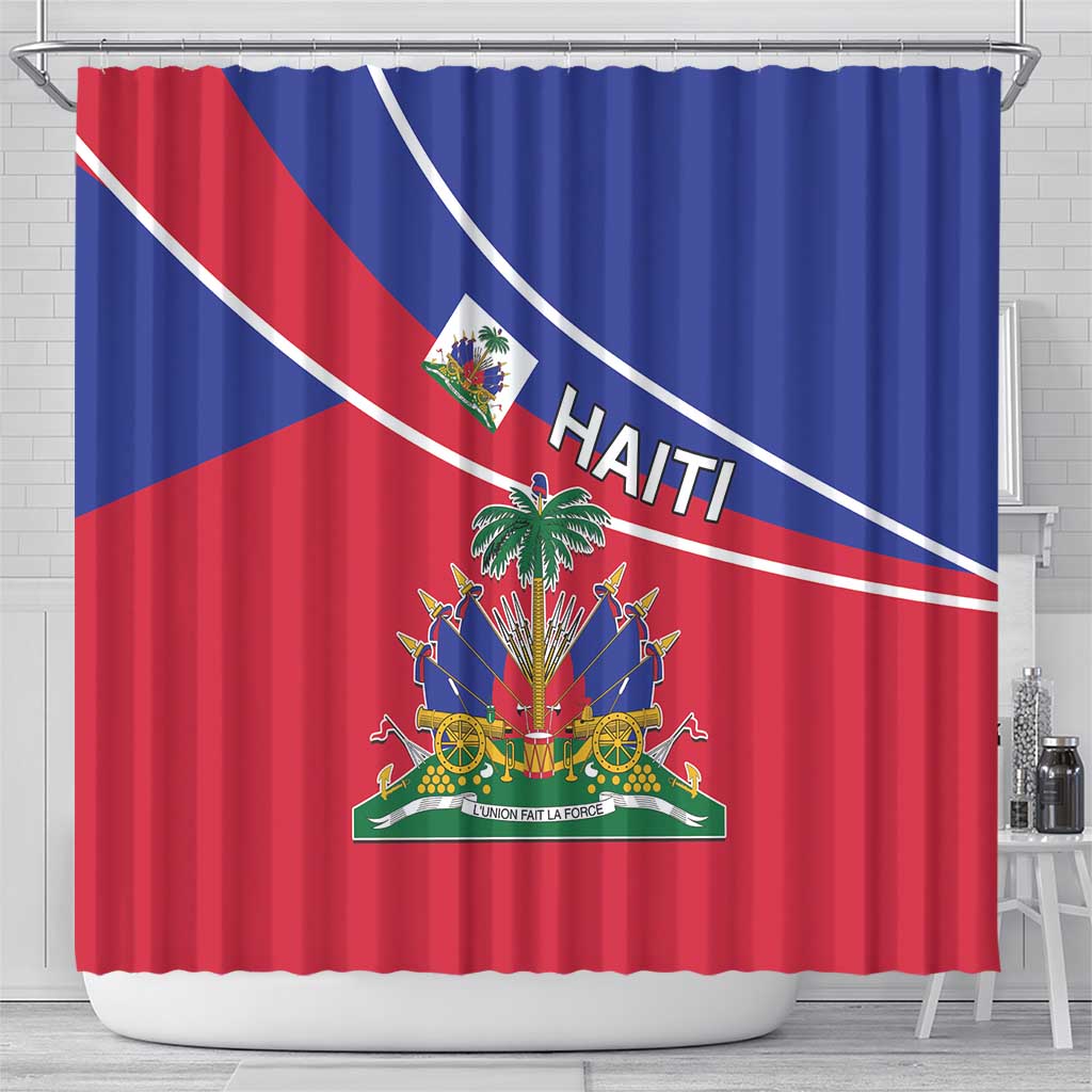 Haitian Flag Day 18 May Shower Curtain Jounen Drapo Ayisyen LT17