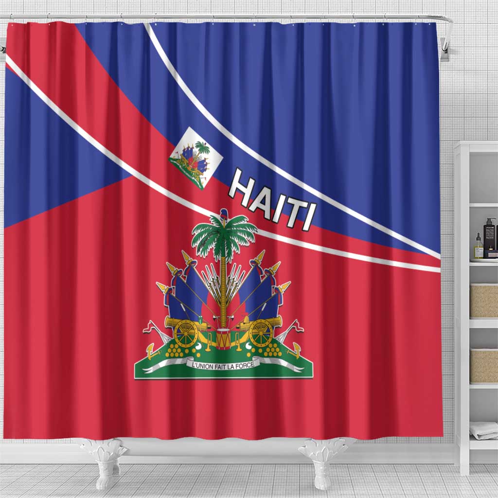 Haitian Flag Day 18 May Shower Curtain Jounen Drapo Ayisyen LT17
