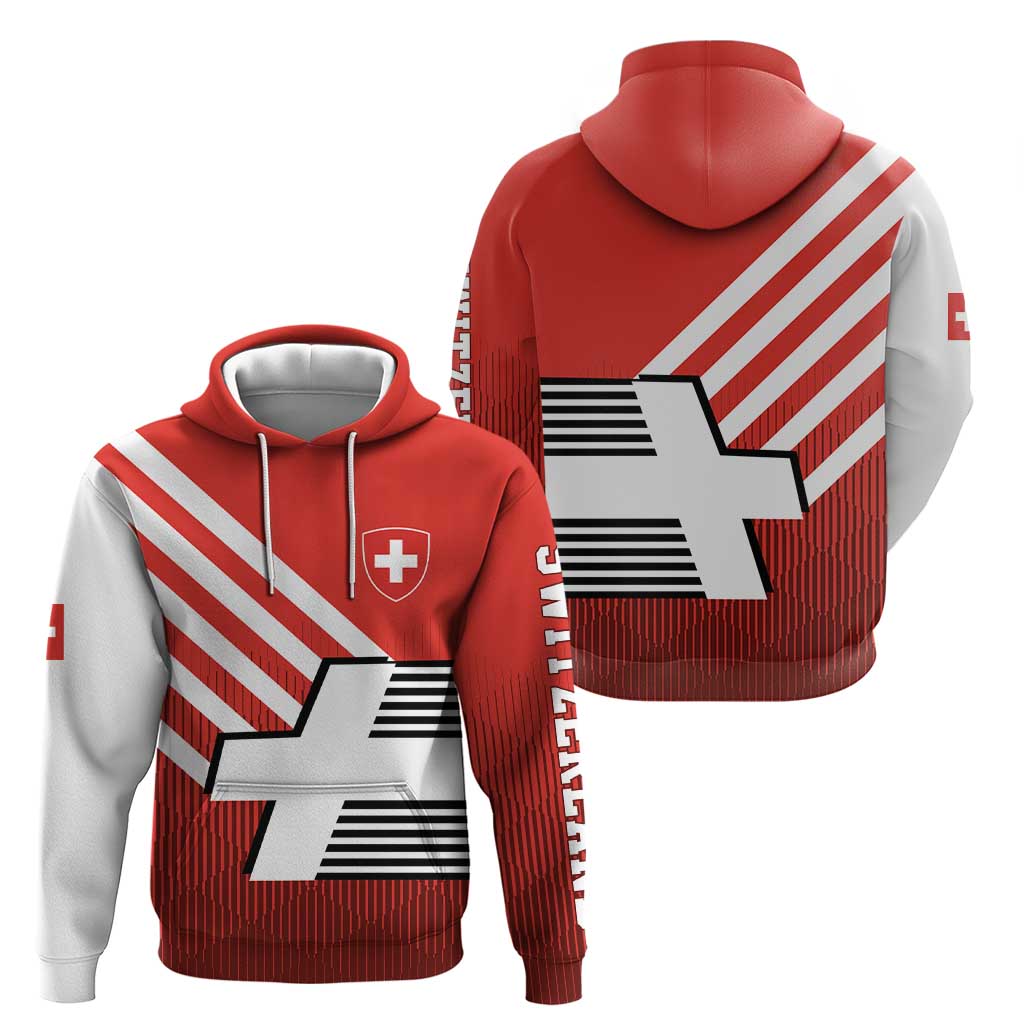 Switzerland Coat of Arms Hoodie Swiss Greek cross LT17