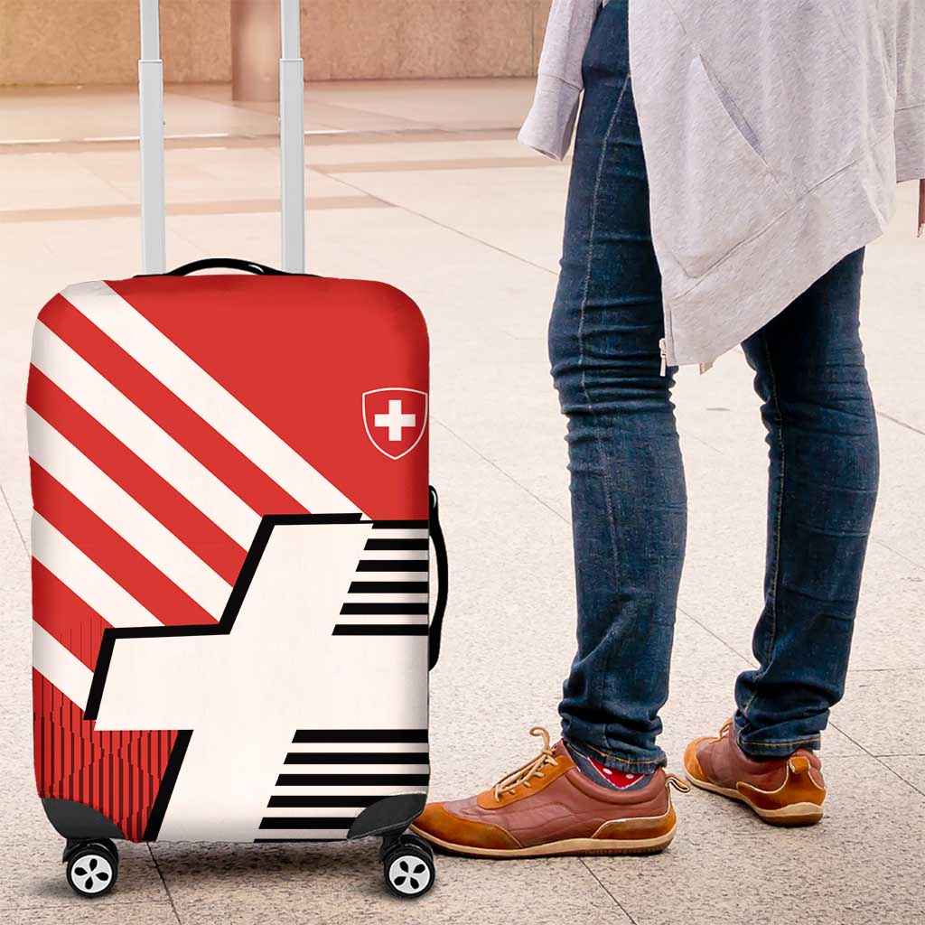 Switzerland Coat of Arms Luggage Cover Swiss Greek cross LT17