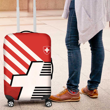 Switzerland Coat of Arms Luggage Cover Swiss Greek cross LT17