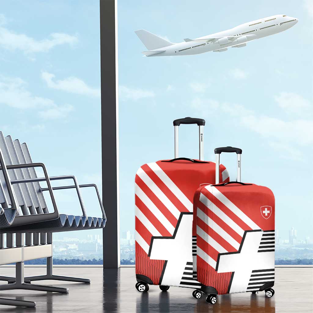 Switzerland Coat of Arms Luggage Cover Swiss Greek cross LT17