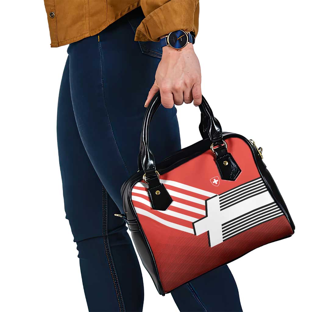 Switzerland Coat of Arms Shoulder Handbag Swiss Greek cross LT17