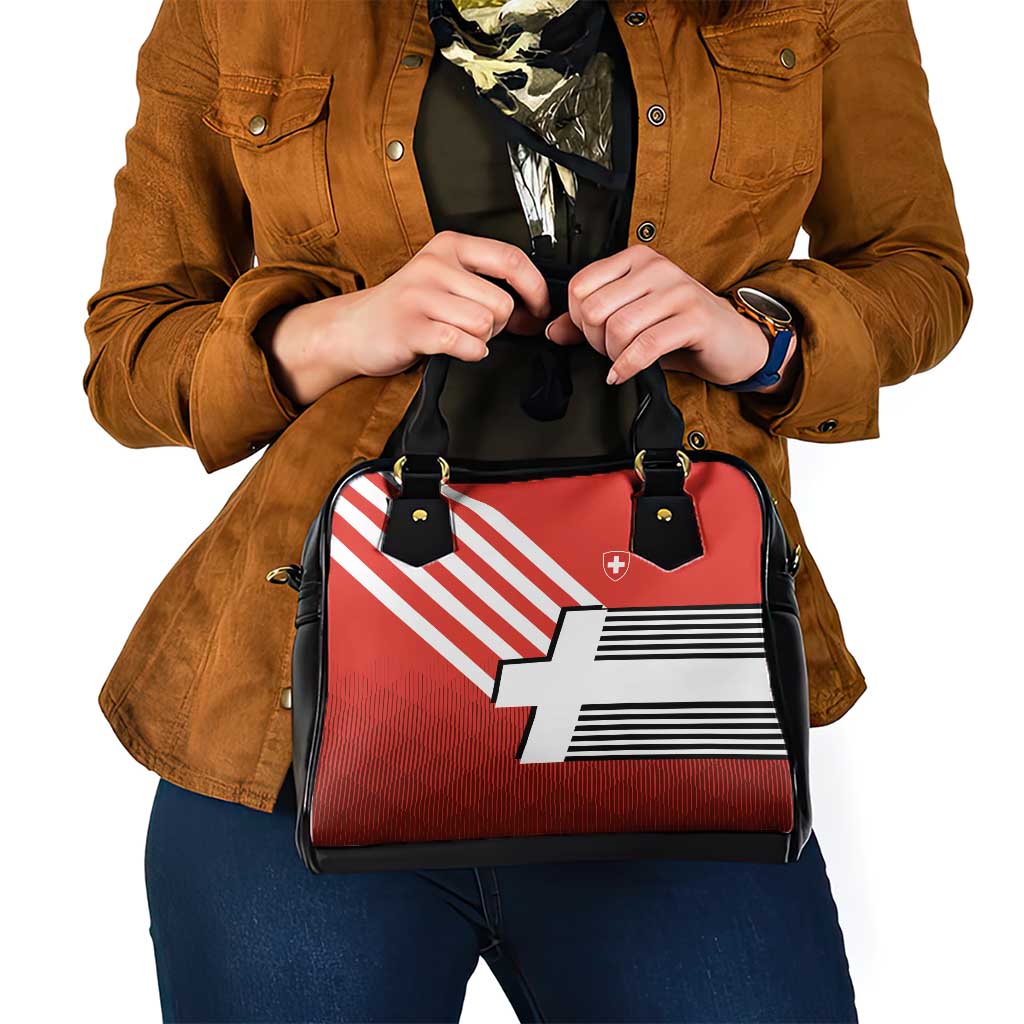Switzerland Coat of Arms Shoulder Handbag Swiss Greek cross LT17