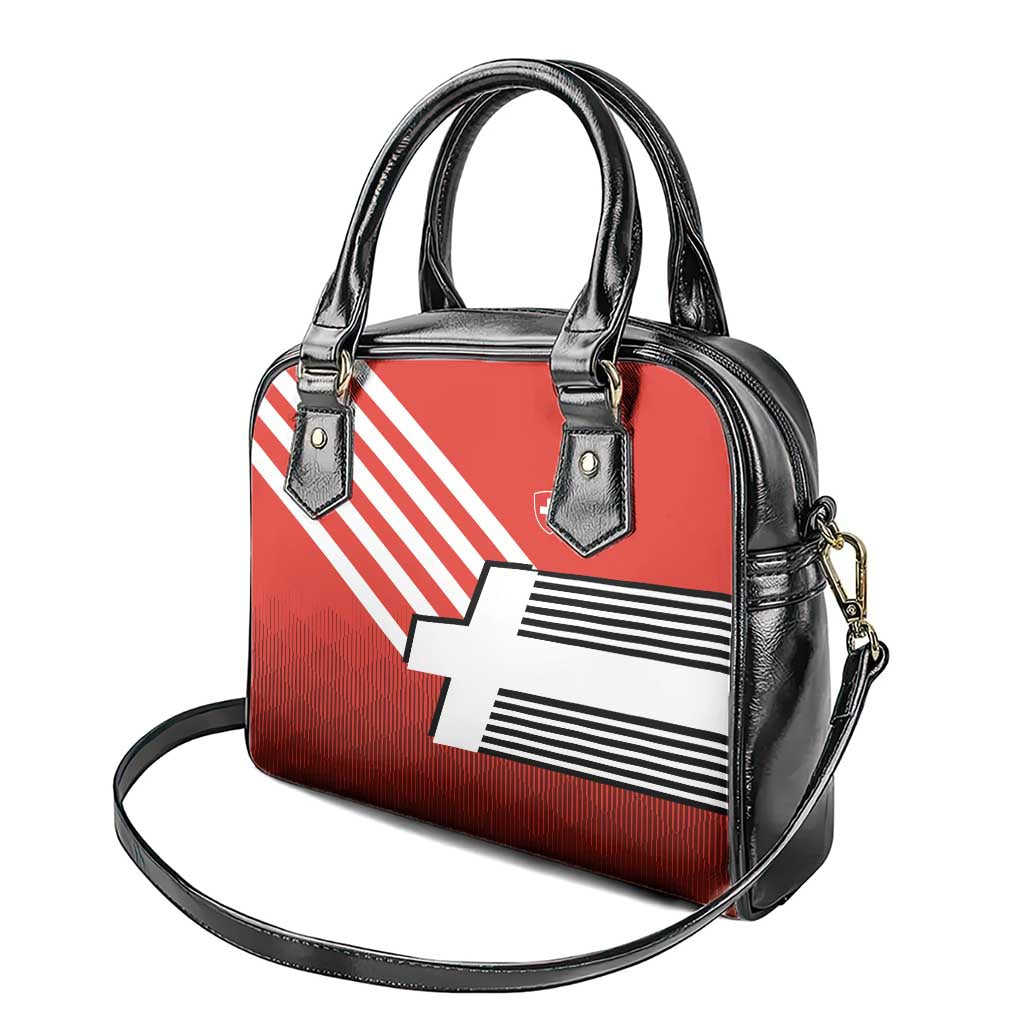 Switzerland Coat of Arms Shoulder Handbag Swiss Greek cross LT17