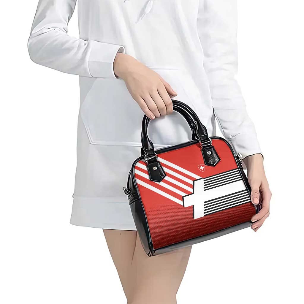 Switzerland Coat of Arms Shoulder Handbag Swiss Greek cross LT17