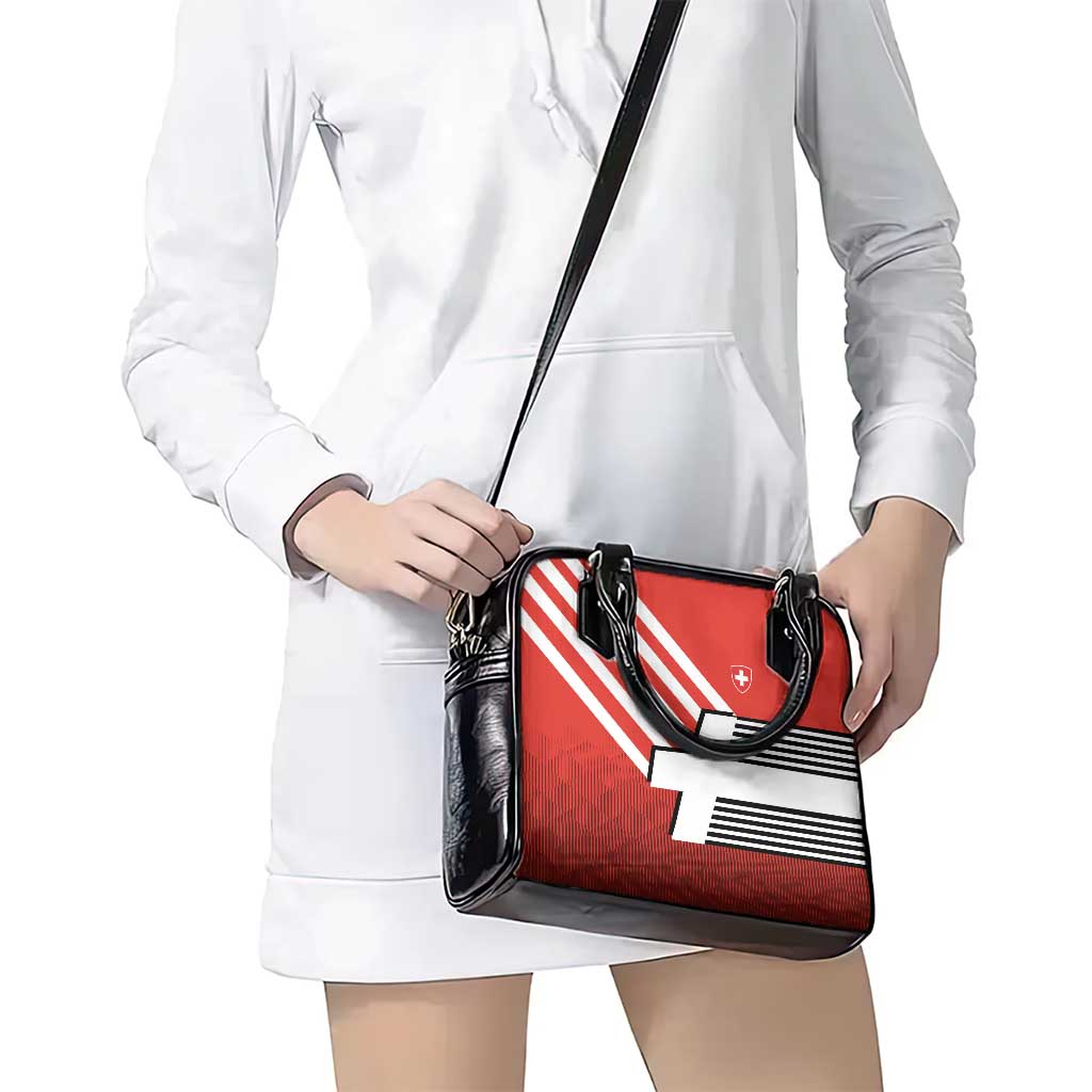 Switzerland Coat of Arms Shoulder Handbag Swiss Greek cross LT17