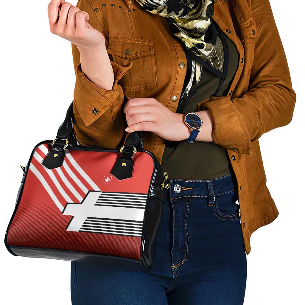 Switzerland Coat of Arms Shoulder Handbag Swiss Greek cross LT17