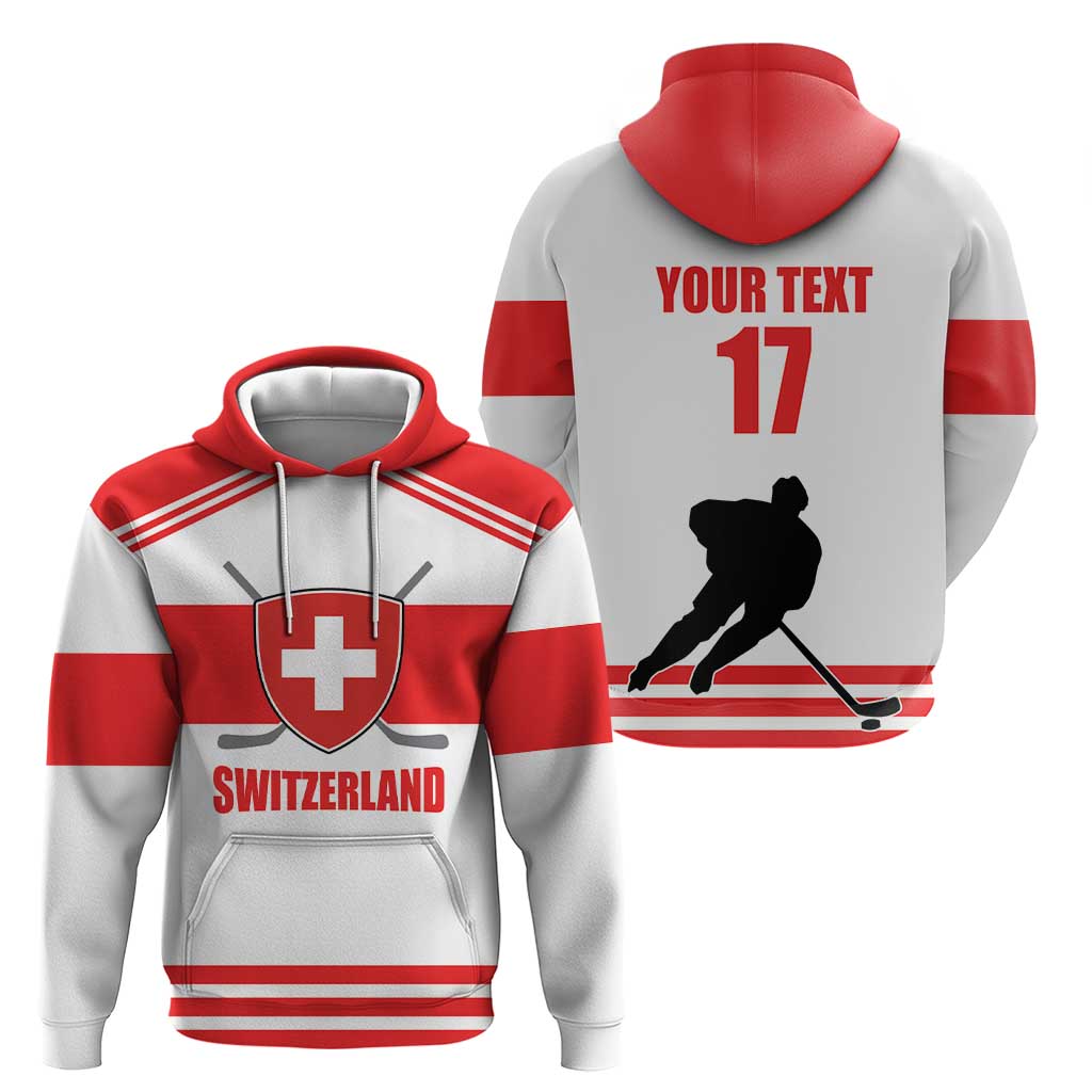 Custom Switzerland Ice Hockey Hoodie Come on La Nati LT17