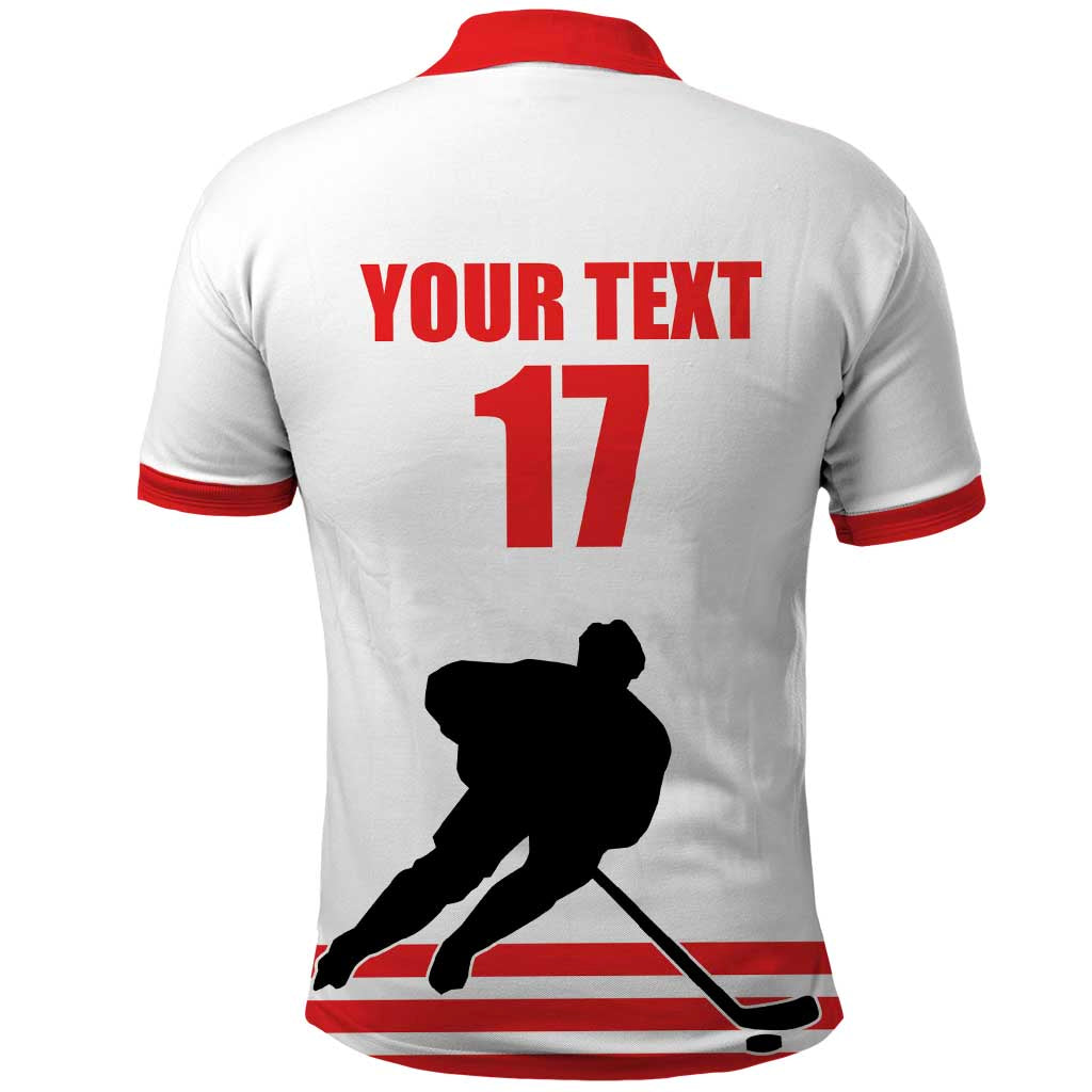 Custom Switzerland Ice Hockey Polo Shirt Come on La Nati LT17
