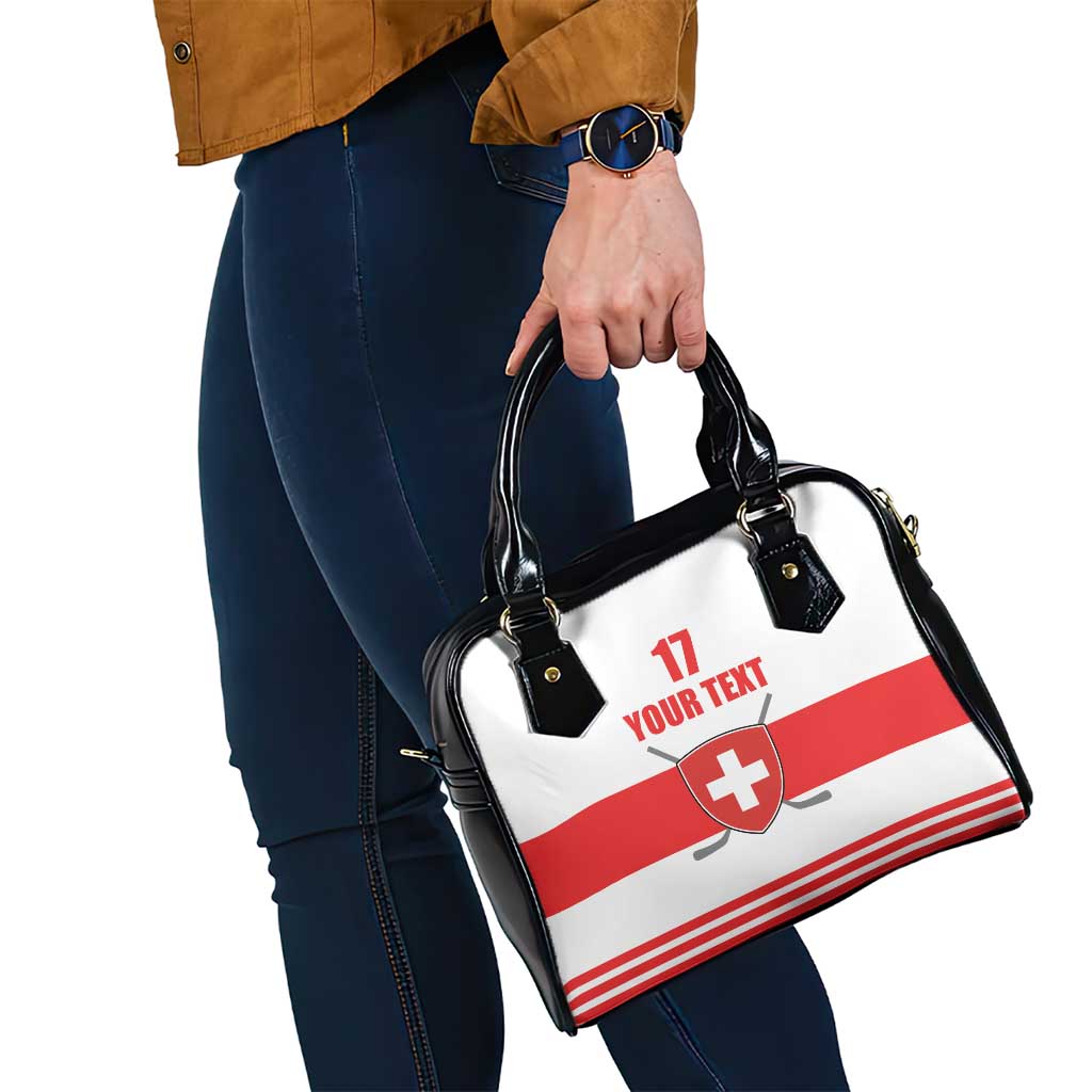 Custom Switzerland Ice Hockey Shoulder Handbag Come on La Nati LT17
