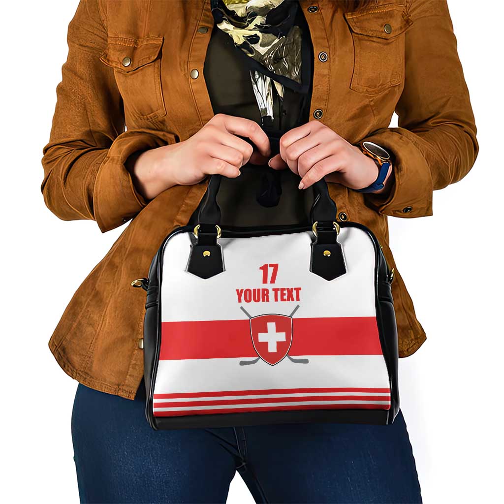 Custom Switzerland Ice Hockey Shoulder Handbag Come on La Nati LT17