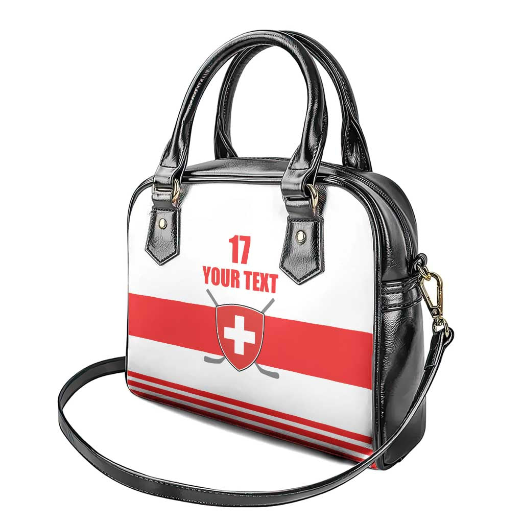 Custom Switzerland Ice Hockey Shoulder Handbag Come on La Nati LT17