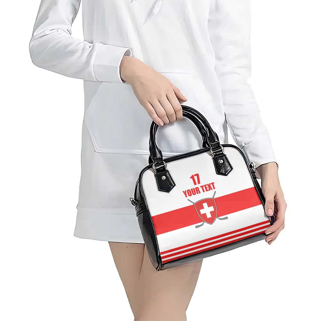 Custom Switzerland Ice Hockey Shoulder Handbag Come on La Nati LT17