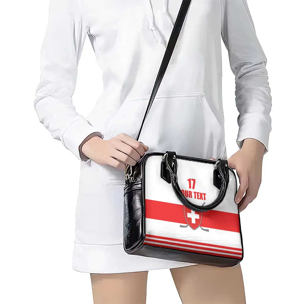 Custom Switzerland Ice Hockey Shoulder Handbag Come on La Nati LT17