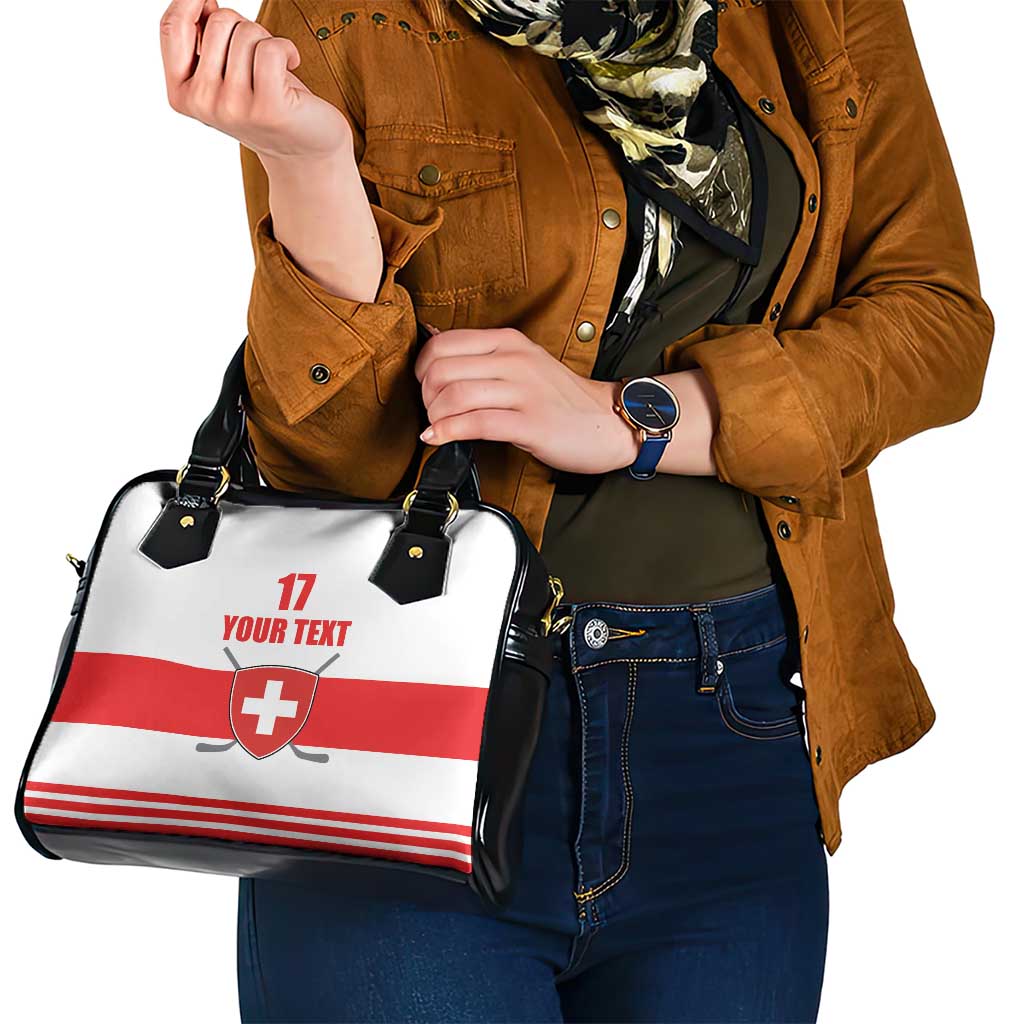 Custom Switzerland Ice Hockey Shoulder Handbag Come on La Nati LT17