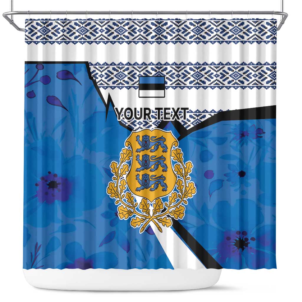 Estonia Coat of arms Personalized Shower Curtain Eesti riigivapp LT17