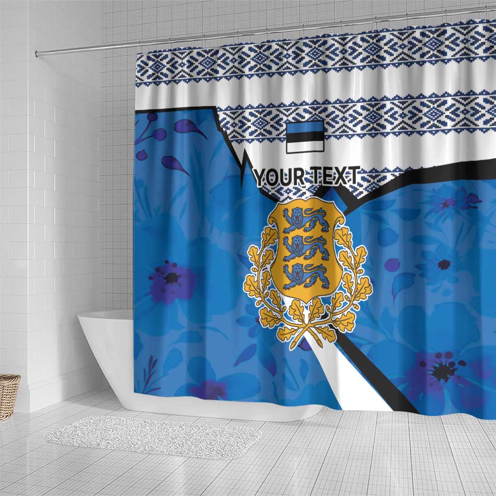 Estonia Coat of arms Personalized Shower Curtain Eesti riigivapp LT17