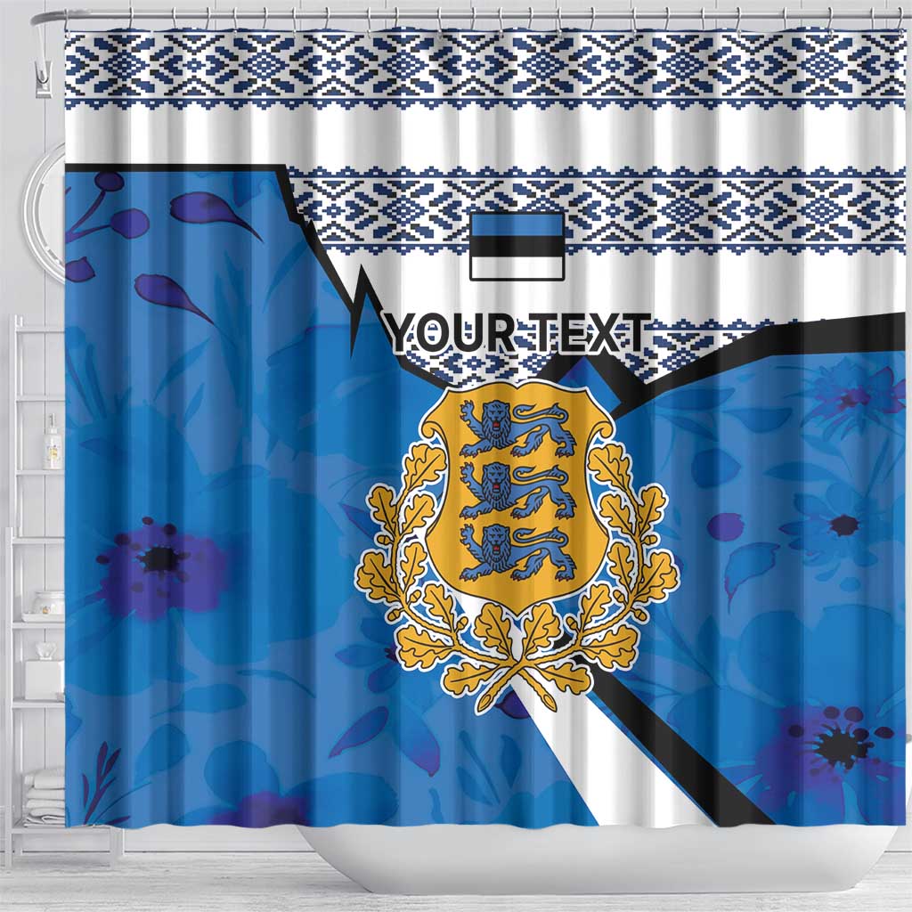 Estonia Coat of arms Personalized Shower Curtain Eesti riigivapp LT17