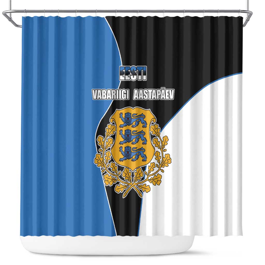 Estonia Independence day Shower Curtain Eesti Vabariigi Aastapaev LT17