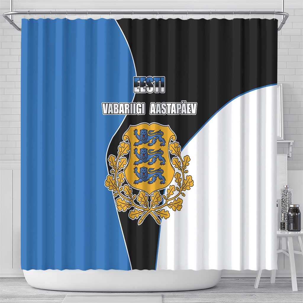 Estonia Independence day Shower Curtain Eesti Vabariigi Aastapaev LT17