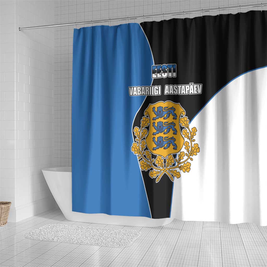 Estonia Independence day Shower Curtain Eesti Vabariigi Aastapaev LT17