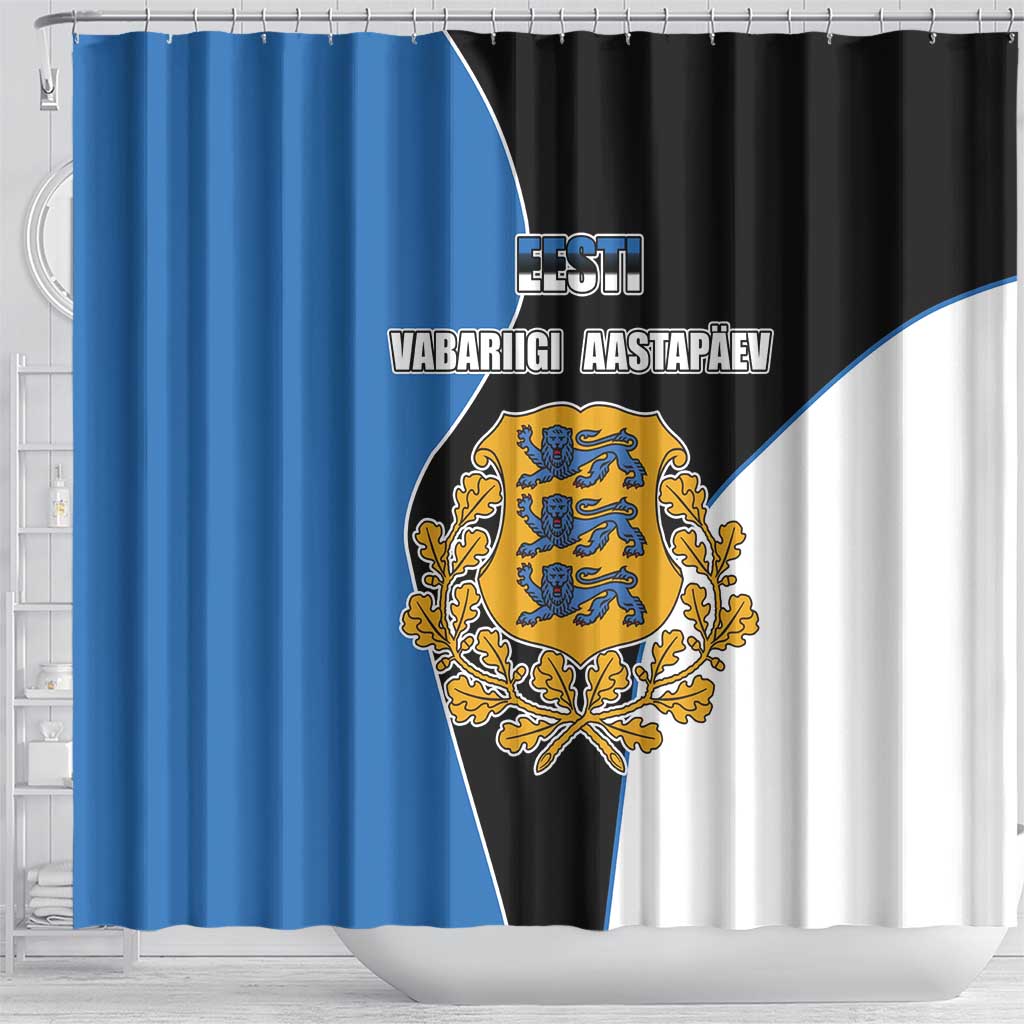 Estonia Independence day Shower Curtain Eesti Vabariigi Aastapaev LT17