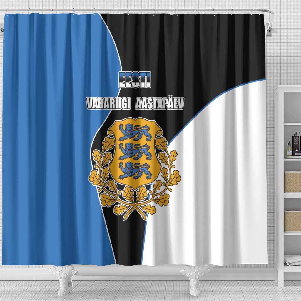 Estonia Independence day Shower Curtain Eesti Vabariigi Aastapaev LT17