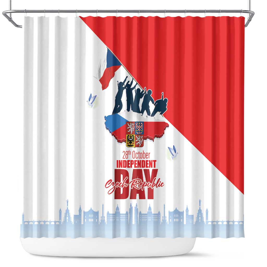 Den Vzniku Samostatneho Ceskoslovenskeho Statu Shower Curtain Czech Republic Independence day LT17